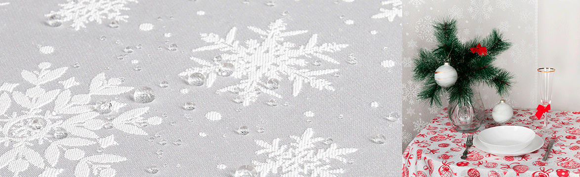 Ткани с новогодними рисунками